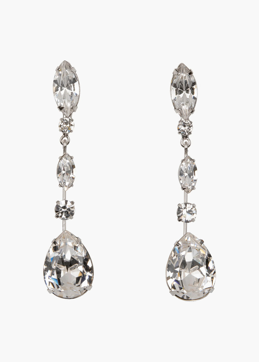 Jennifer Behr Cicely Earring Crystal – ShopSixtyFive