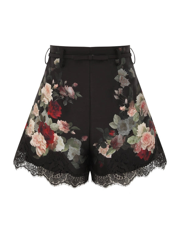 Zimmermann Hypnotic Lace Trim Short Black Cascade – ShopSixtyFive