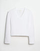State Of Cotton The Easton Cotton Sweater White