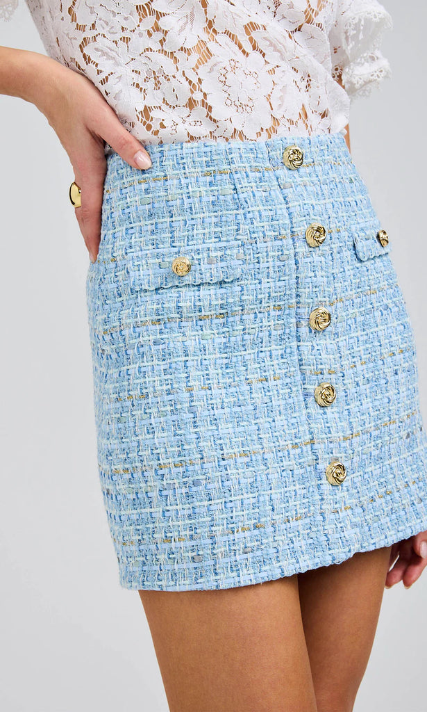 スカート THE MUSEUM VISITOR CHIFFON STAR LAYERD BANDING SKIRT 5FT1921 THE MUSEUM VISITOR]☆CHIFFON STAR LAYERD BANDING SKIRT
