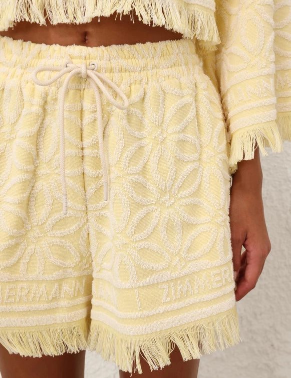 ショートパンツ ZIMMERMANN Woman Short Yellow Cream 2355AR251 SCAFLO ZIMMERMANN: Short woman - Yellow Cream | Zimmermann short