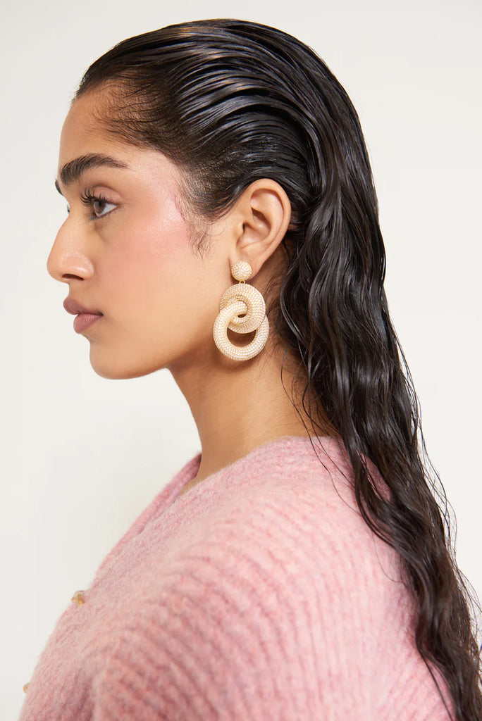 Cult gaia hoop earrings top